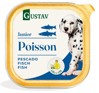Picture of Gustav Junior Dog Fish Pate 150gr